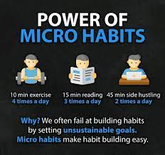 20 realistic micro habits