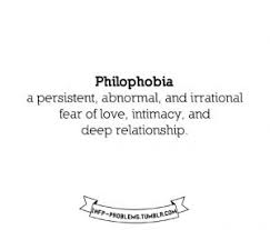 What does philophobia mean