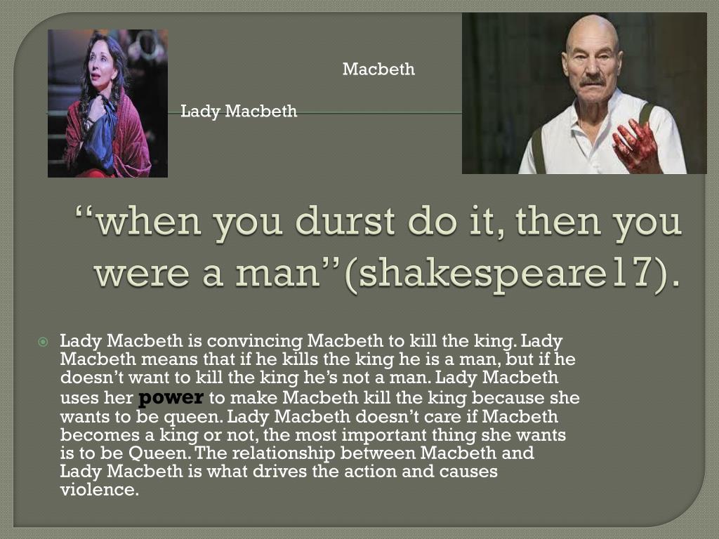 Toxic masculinity quotes in Macbeth 3