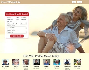 over 70 dating reviews 2