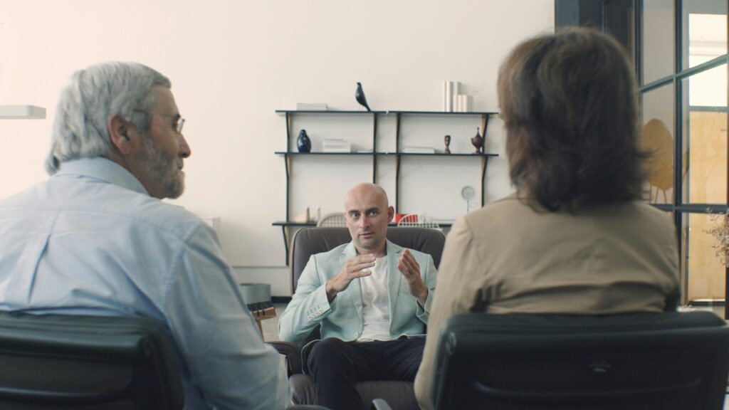 Miss Date Doctor clients having session in office