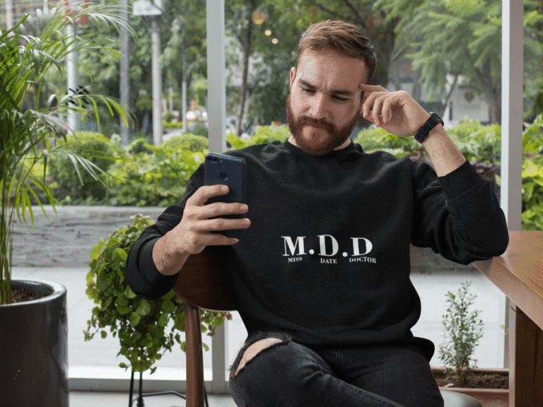 Man using M.D.D Online Dating Coach Service